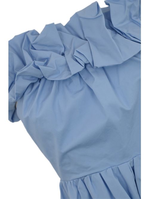 Abito lungo in cotone con rouches Anice NO SECRETS | 251NS191ANICE